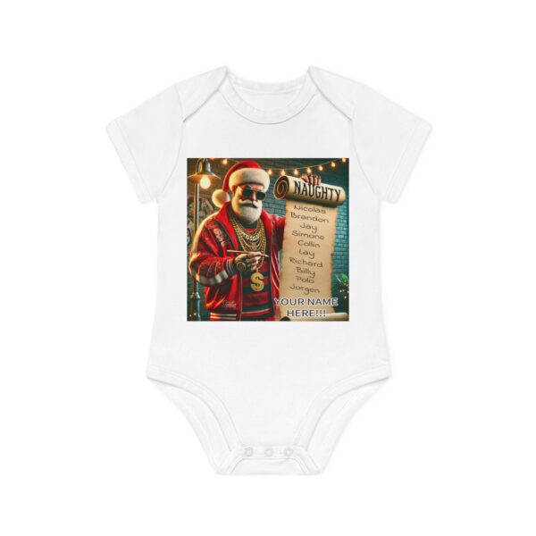CUSTOMIZE IT!!! Baby Organic Short Sleeve Bodysuit - Image 2