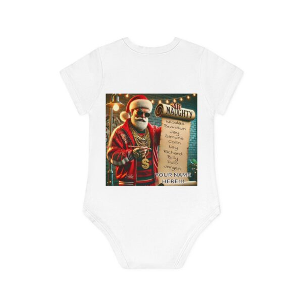 CUSTOMIZE IT!!! Baby Organic Short Sleeve Bodysuit - Image 3