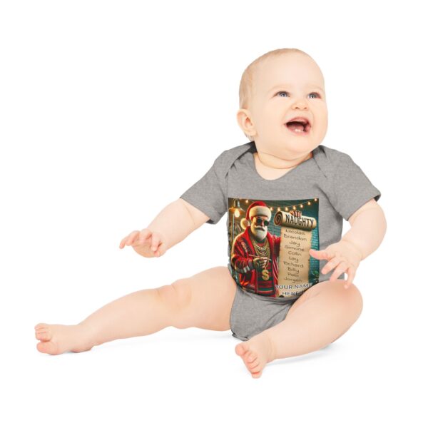 CUSTOMIZE IT!!! Baby Organic Short Sleeve Bodysuit - Image 9