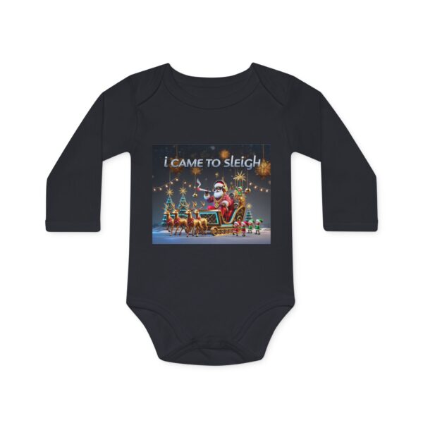 Baby Long-Sleeve Organic Bodysuit - Image 4
