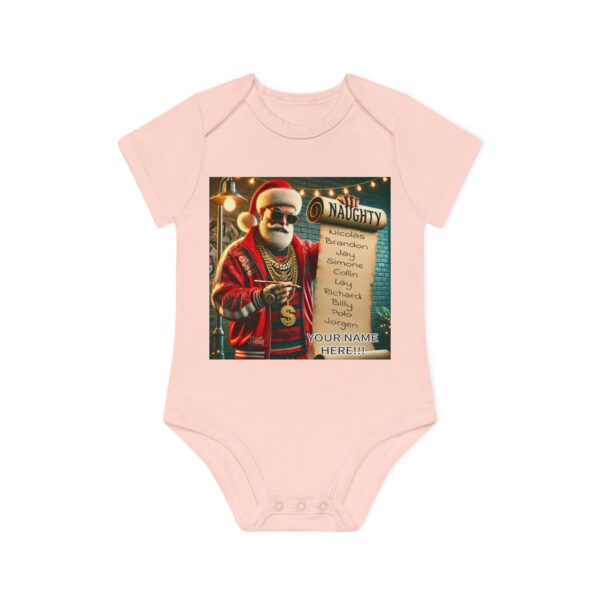 CUSTOMIZE IT!!! Baby Organic Short Sleeve Bodysuit - Image 4