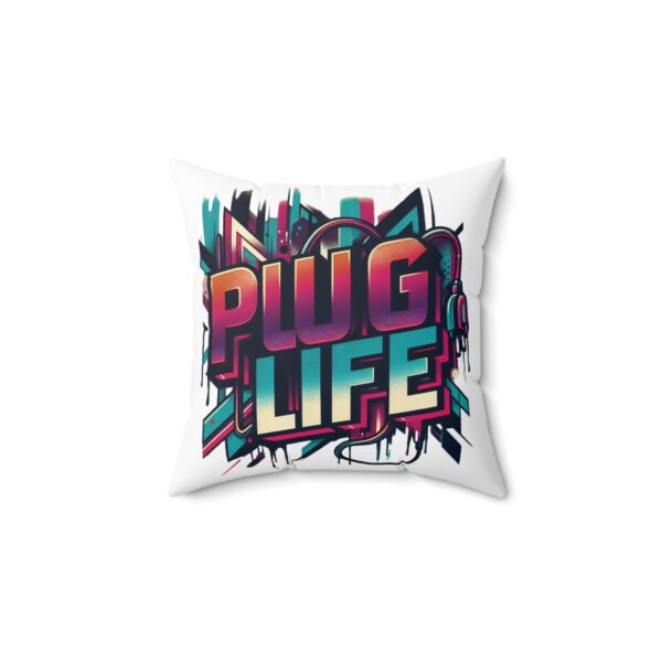 Spun Polyester Square Pillow