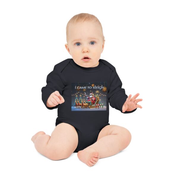 Baby Long-Sleeve Organic Bodysuit - Image 6