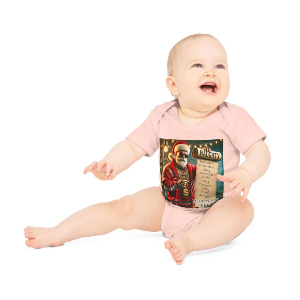 CUSTOMIZE IT!!! Baby Organic Short Sleeve Bodysuit - Image 6