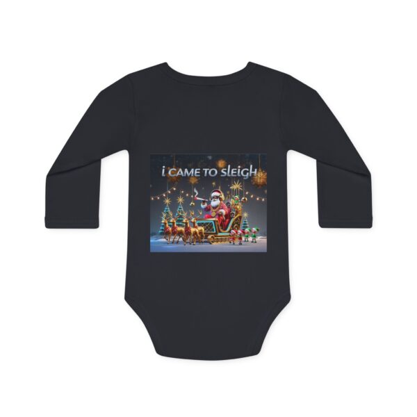 Baby Long-Sleeve Organic Bodysuit - Image 5