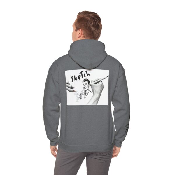 "Artistic Sketch" Heavy Blend™ Hooded Sweatshirt - Image 16