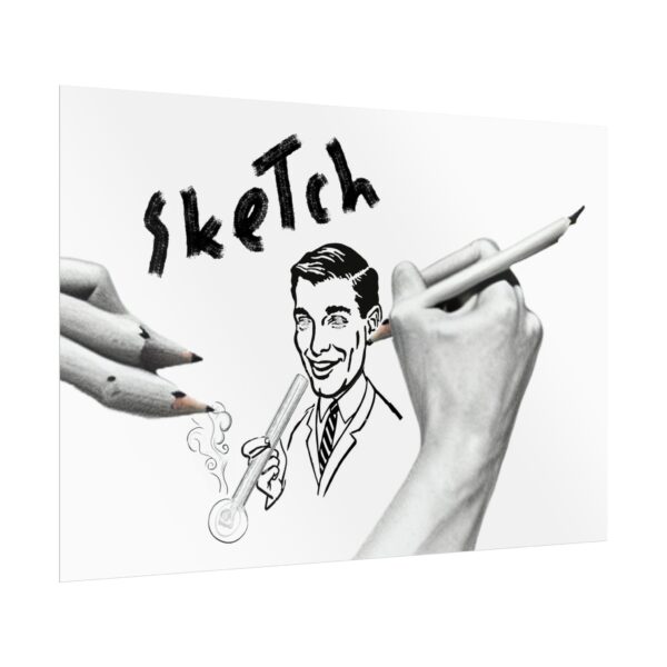 "Artistic Sketch" Rolled Posters - Image 35