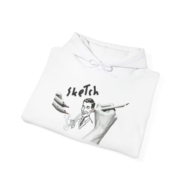 "Artistic Sketch" Heavy Blend™ Hooded Sweatshirt - Image 4
