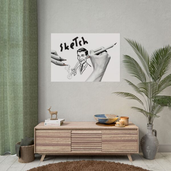 "Artistic Sketch" Rolled Posters - Image 36