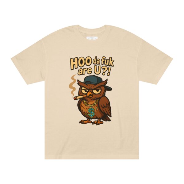 Funny Owl Graphic Tee - "HOO da fuk are U?!" - Image 5