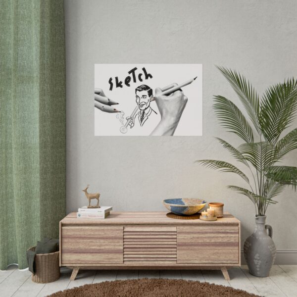 "Artistic Sketch" Rolled Posters - Image 56
