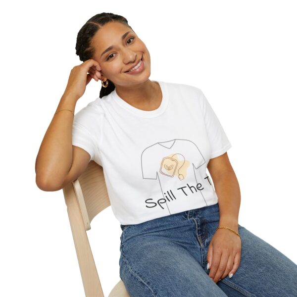 "Spil The T" Softstyle T-Shirt - Image 5