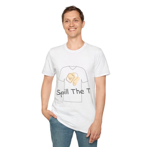 "Spil The T" Softstyle T-Shirt - Image 3