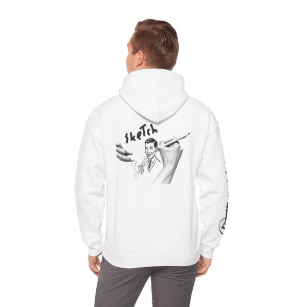 "Artistic Sketch" Heavy Blend™ Hooded Sweatshirt - Image 8