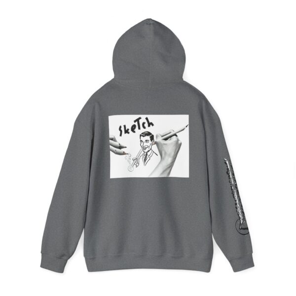 "Artistic Sketch" Heavy Blend™ Hooded Sweatshirt - Image 14