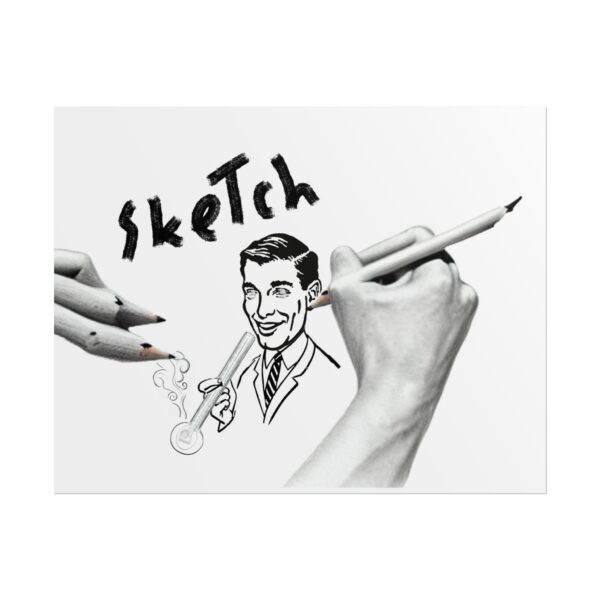 "Artistic Sketch" Rolled Posters - Image 45