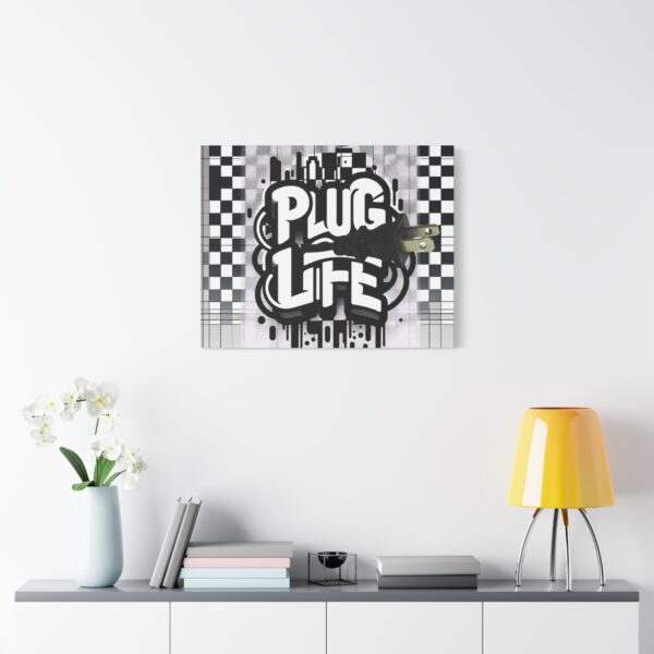 "Plug Life" Canvas Art - Image 8