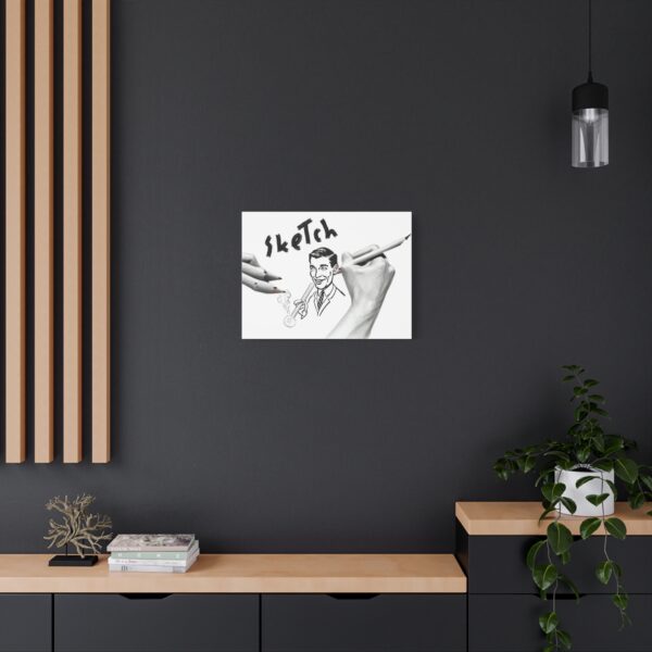 "Artistic Sketch" Wall Art - Canvas Print - Image 3