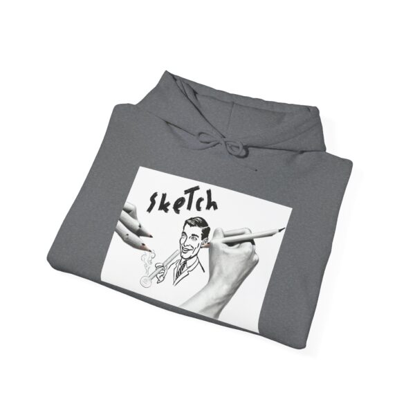 "Artistic Sketch" Heavy Blend™ Hooded Sweatshirt - Image 15
