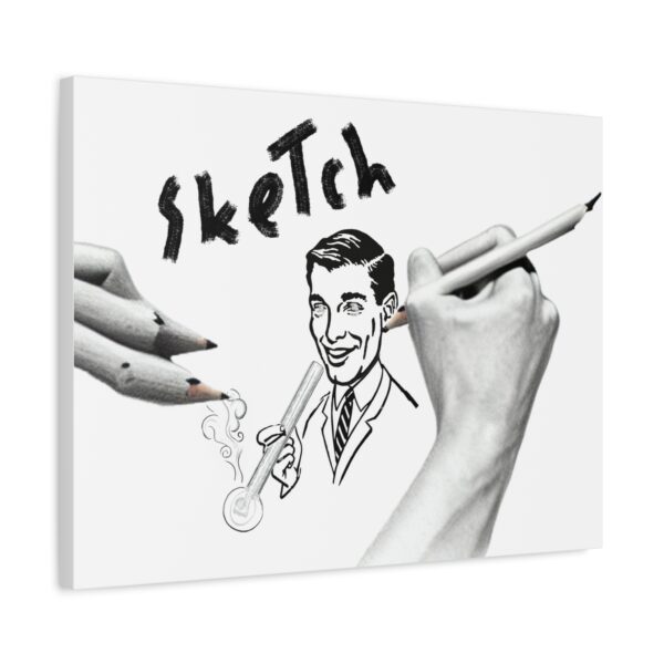 "Artistic Sketch" Wall Art - Canvas Print - Image 2