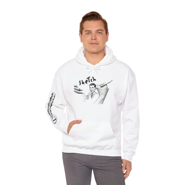 "Artistic Sketch" Heavy Blend™ Hooded Sweatshirt - Image 9