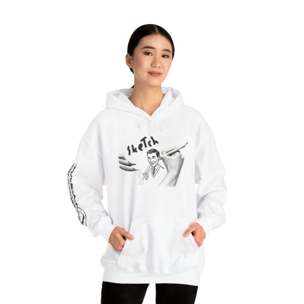 "Artistic Sketch" Heavy Blend™ Hooded Sweatshirt - Image 6