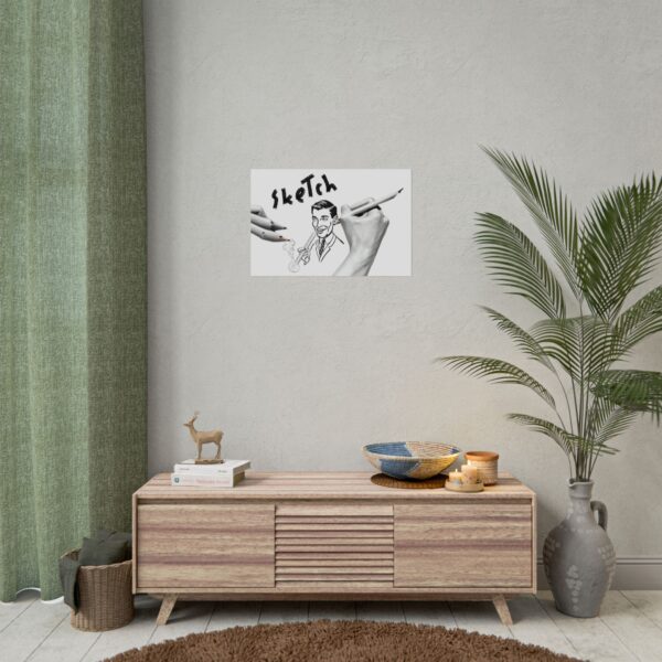 "Artistic Sketch" Rolled Posters - Image 40