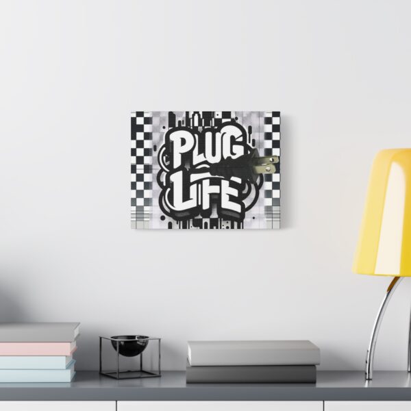 "Plug Life" Canvas Art - Image 3