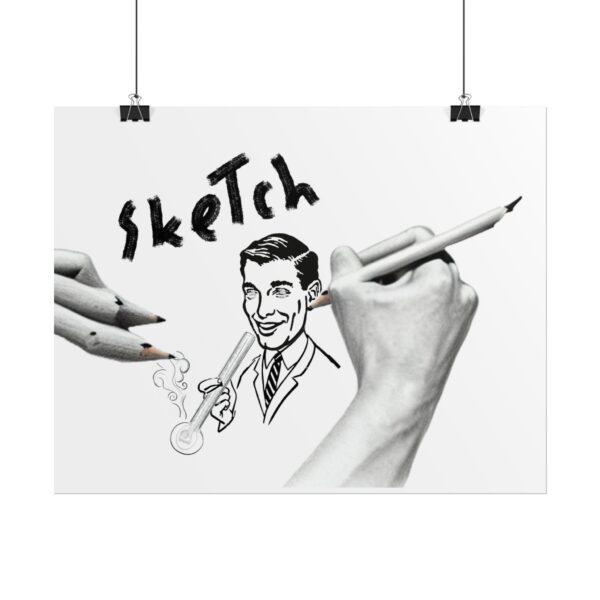 "Artistic Sketch" Rolled Posters - Image 46