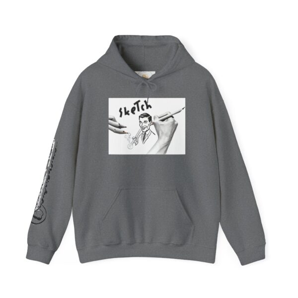 "Artistic Sketch" Heavy Blend™ Hooded Sweatshirt - Image 12
