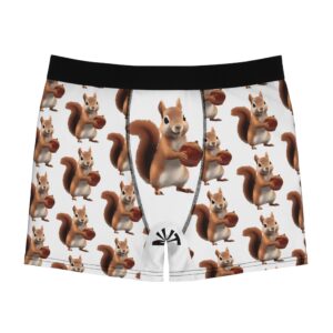 Boxer Briefs — 'Catch a Nut' Squirrel, Men’s Boxer Briefs